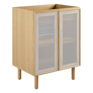 Calla 24" Perforated Metal Bathroom Vanity Cabinet