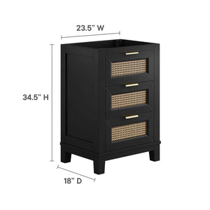 Dixie 24" Solid Wood Bathroom Vanity Cabinet