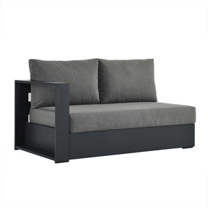Tahoe Outdoor Patio Powder-Coated Aluminum Modular Left-Facing Loveseat