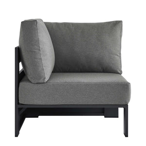 Tahoe Outdoor Patio Powder-Coated Aluminum Modular Corner Chair by Modway