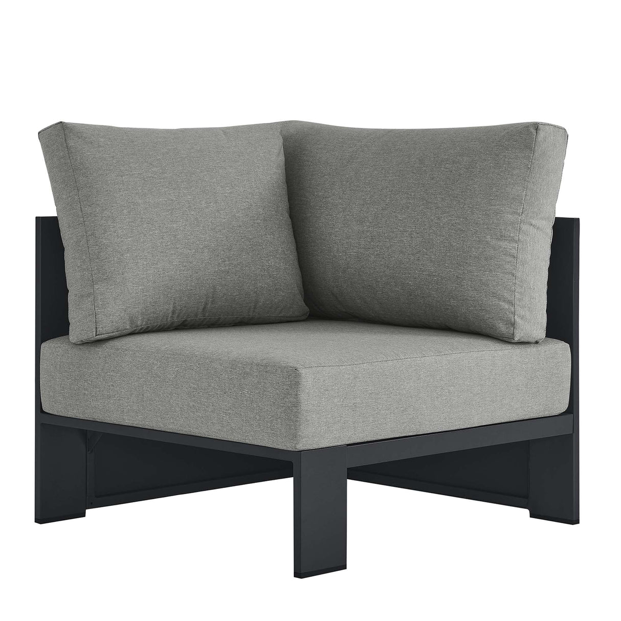 Tahoe Outdoor Patio Powder-Coated Aluminum Modular Corner Chair by Modway