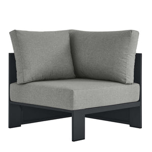 Tahoe Outdoor Patio Powder-Coated Aluminum Modular Corner Chair by Modway