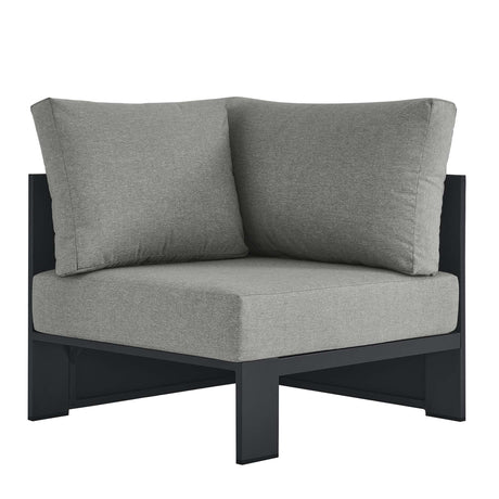 Tahoe Outdoor Patio Powder-Coated Aluminum Modular Corner Chair by Modway
