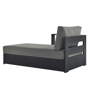Tahoe Outdoor Patio Powder-Coated Aluminum Left-Facing Chaise Lounge