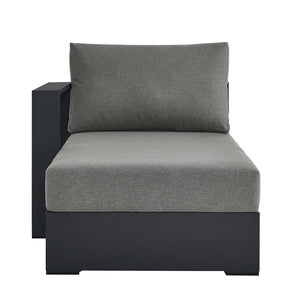 Tahoe Outdoor Patio Powder-Coated Aluminum Left-Facing Chaise Lounge