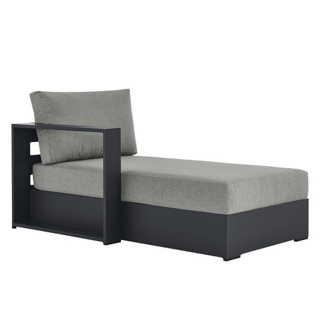 Tahoe Outdoor Patio Powder-Coated Aluminum Left-Facing Chaise Lounge