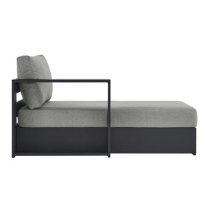 Tahoe Outdoor Patio Powder-Coated Aluminum Left-Facing Chaise Lounge