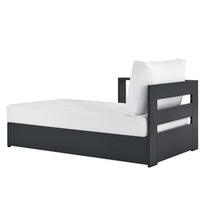 Tahoe Outdoor Patio Powder-Coated Aluminum Left-Facing Chaise Lounge