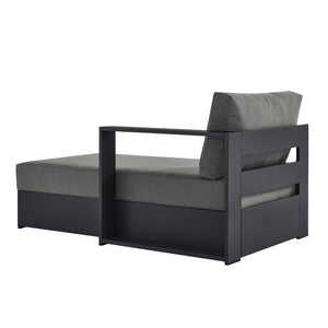 Tahoe Outdoor Patio Powder-Coated Aluminum Right-Facing Chaise Lounge