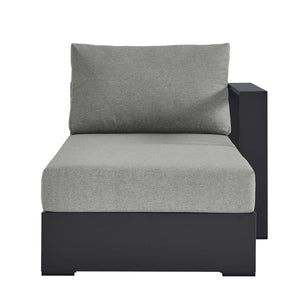 Tahoe Outdoor Patio Powder-Coated Aluminum Right-Facing Chaise Lounge