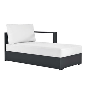 Tahoe Outdoor Patio Powder-Coated Aluminum Right-Facing Chaise Lounge