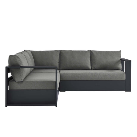 Tahoe 3-Piece Outdoor Patio Powder-Coated Aluminum Sectional Sofa by Modway