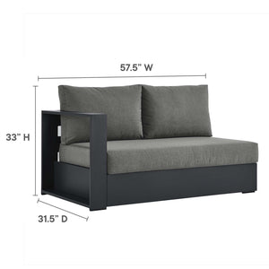 Tahoe 3-Piece Outdoor Patio Powder-Coated Aluminum Sectional Sofa by Modway