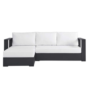 Tahoe 2-Piece Outdoor Patio Powder-Coated Aluminum Sectional Sofa Set