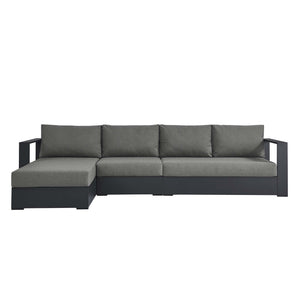 Tahoe 3-Piece Outdoor Patio Powder-Coated Aluminum Sectional Sofa Set by Modway