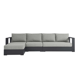 Tahoe 3-Piece Outdoor Patio Powder-Coated Aluminum Sectional Sofa Set by Modway