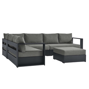 Tahoe 5-Piece Outdoor Patio Sectional Sofa Set by Modway