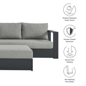 Tahoe 5-Piece Outdoor Patio Sectional Sofa Set by Modway