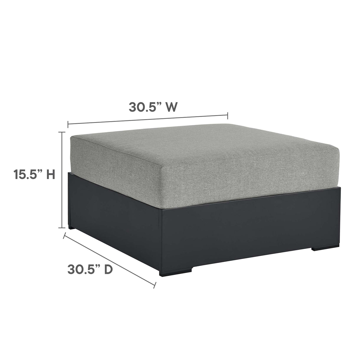 Tahoe 5-Piece Outdoor Patio Sectional Sofa Set by Modway
