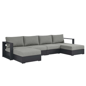 Tahoe 4-Piece Outdoor Patio Sectional Sofa Set by Modway
