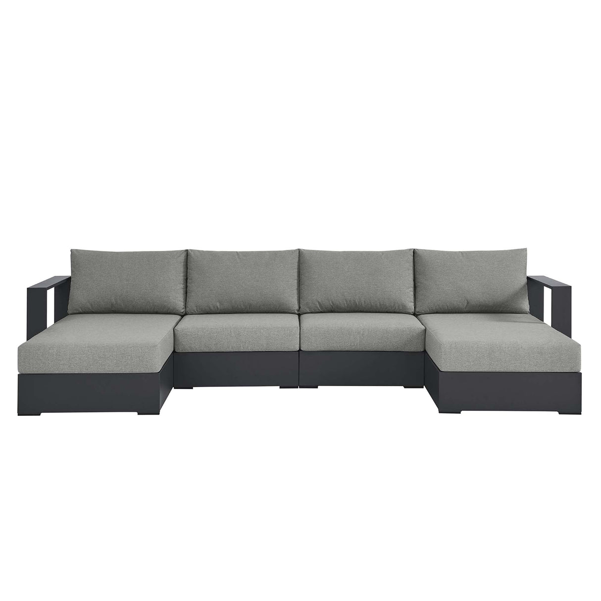 Tahoe 4-Piece Outdoor Patio Sectional Sofa Set by Modway