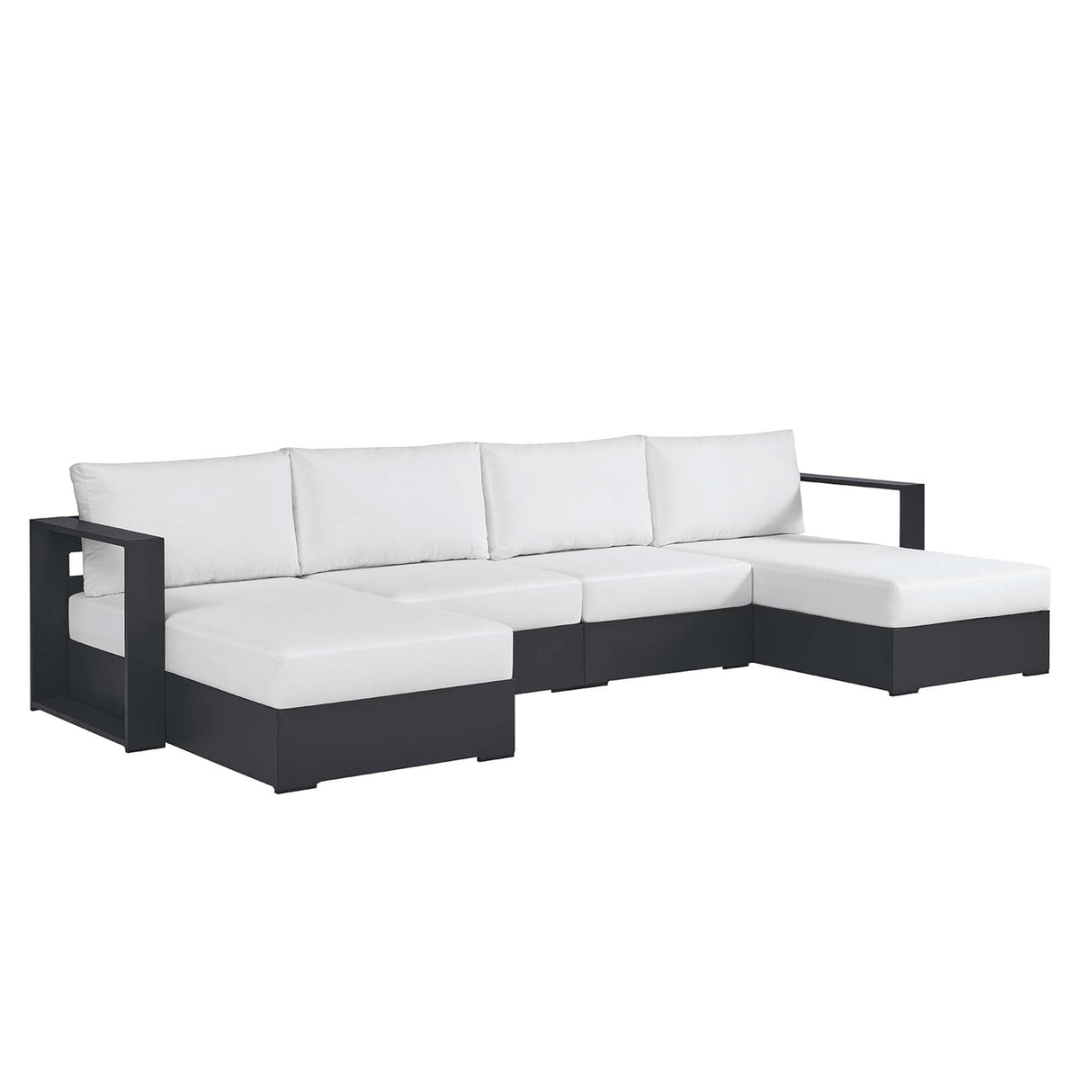 Tahoe 4-Piece Outdoor Patio Sectional Sofa Set by Modway