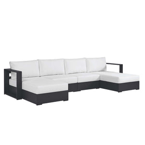 Tahoe 4-Piece Outdoor Patio Sectional Sofa Set by Modway