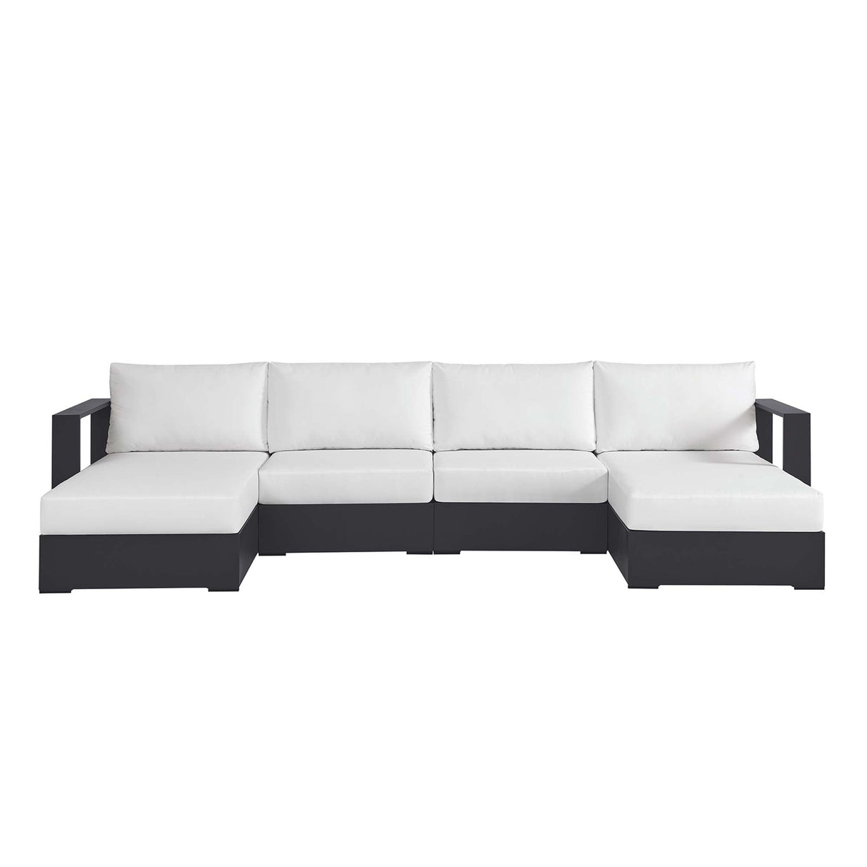 Tahoe 4-Piece Outdoor Patio Sectional Sofa Set by Modway