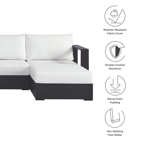 Tahoe 4-Piece Outdoor Patio Sectional Sofa Set by Modway