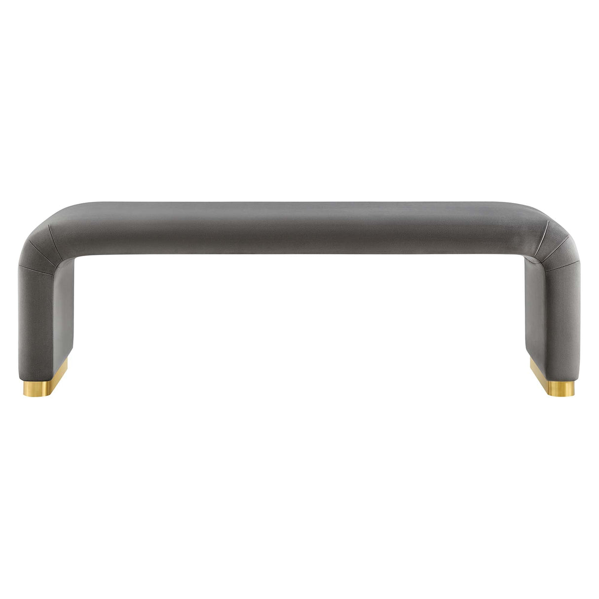 Koda Performance Velvet Waterfall Long Bench by Modway