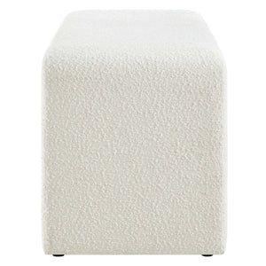 Simba Boucle Fabric Waterfall Long Bench by Modway