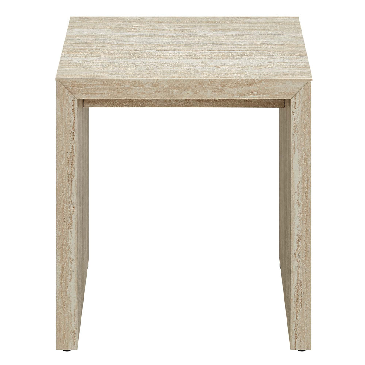 Mirella Faux Travertine Side Table by Modway