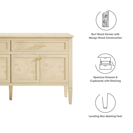 Elysian 62" Wood Sideboard by Modway