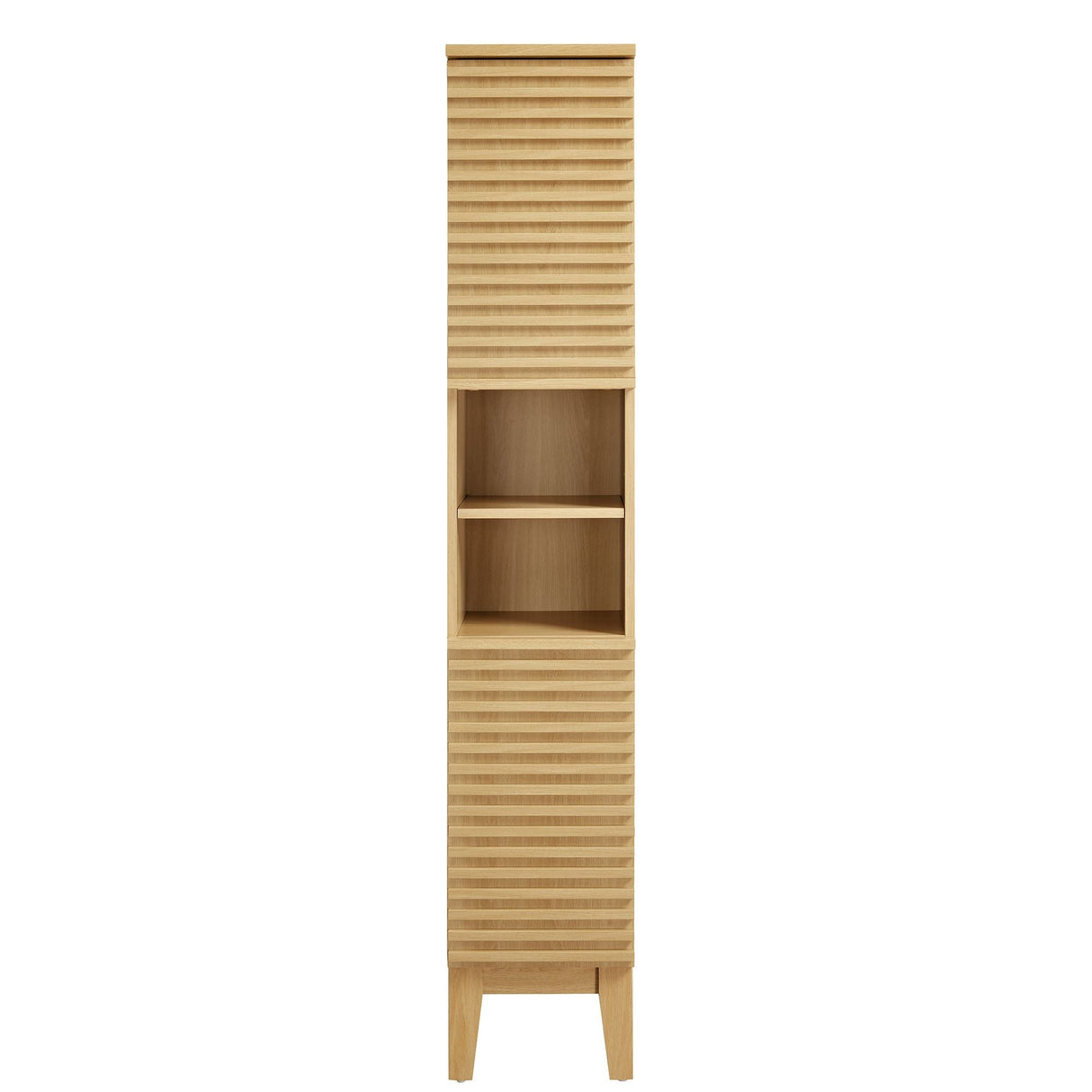 Render Tall Narrow Bathroom Storage Cabinet by Modway