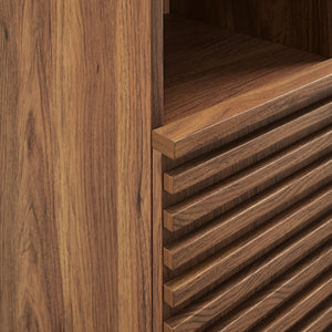 Render Tall Narrow Bathroom Storage Cabinet by Modway