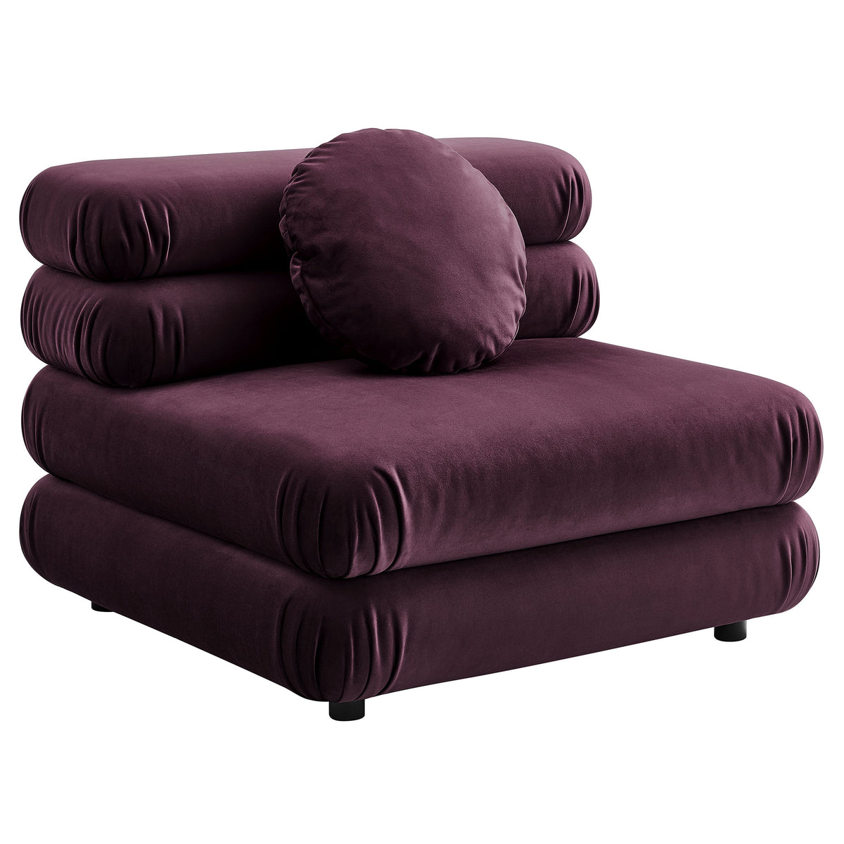 Jubilee 5-Piece Modular Performance Velvet Sectional Sofa by Modway