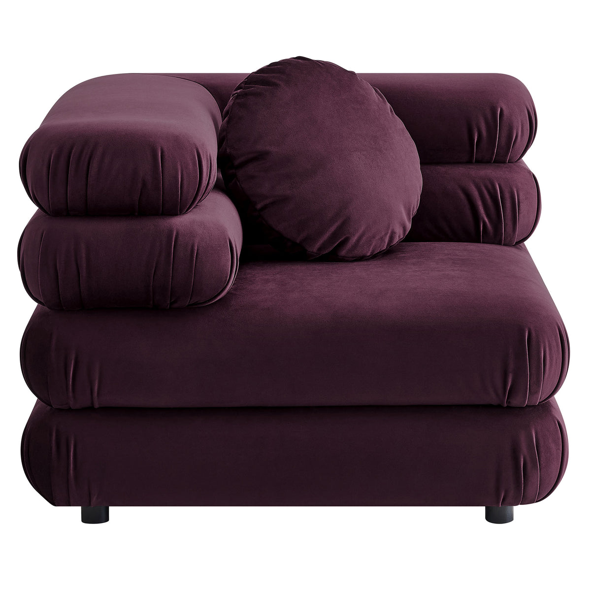 Jubilee 5-Piece Modular Performance Velvet Sectional Sofa by Modway
