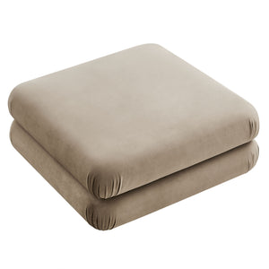 Jubilee Modular Performance Velvet Ottoman by Modway