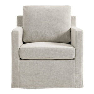 Serene Fabric Slipcovered Swivel Armchair by Modway