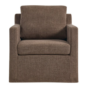 Serene Fabric Slipcovered Swivel Armchair by Modway
