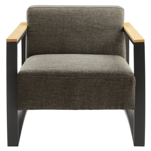 Sauve Outdoor Patio Aluminum and Fabric Armchair by Modway