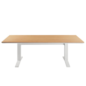 Gavelston 91" Outdoor Patio Aluminum Dining Table by Modway