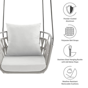 Kaliah Outdoor Patio Aluminum Swing Chair by Modway