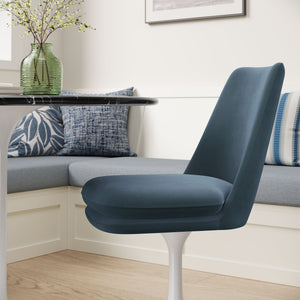 Lippa Swivel Dining Performance Velvet Side Chair by Modway