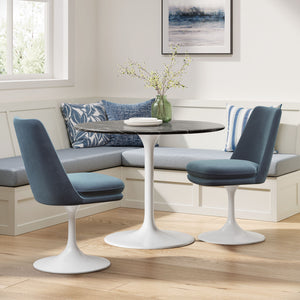 Lippa Swivel Dining Performance Velvet Side Chair by Modway