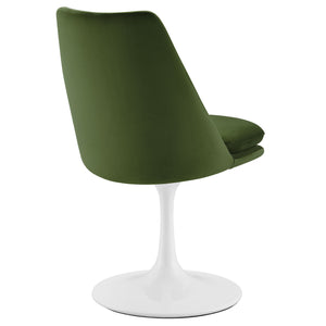 Lippa Swivel Dining Performance Velvet Side Chair by Modway