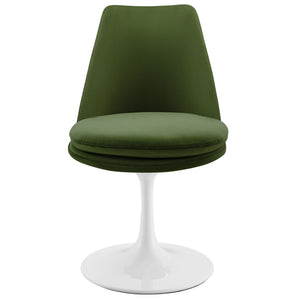 Lippa Swivel Dining Performance Velvet Side Chair by Modway
