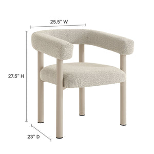 Nautica 5-Piece Round Outdoor Patio Aluminum Dining Table and Chairs Set