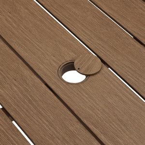 Parkland 76" Outdoor Aluminum Patio Dining Table by Modway