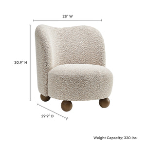 Monroe Boucle Fabric Accent Chair by Modway